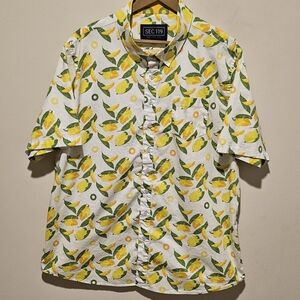 Sec 119 Phish Mango Donut Short Sleeve Button Down Shirt - Size 3XL